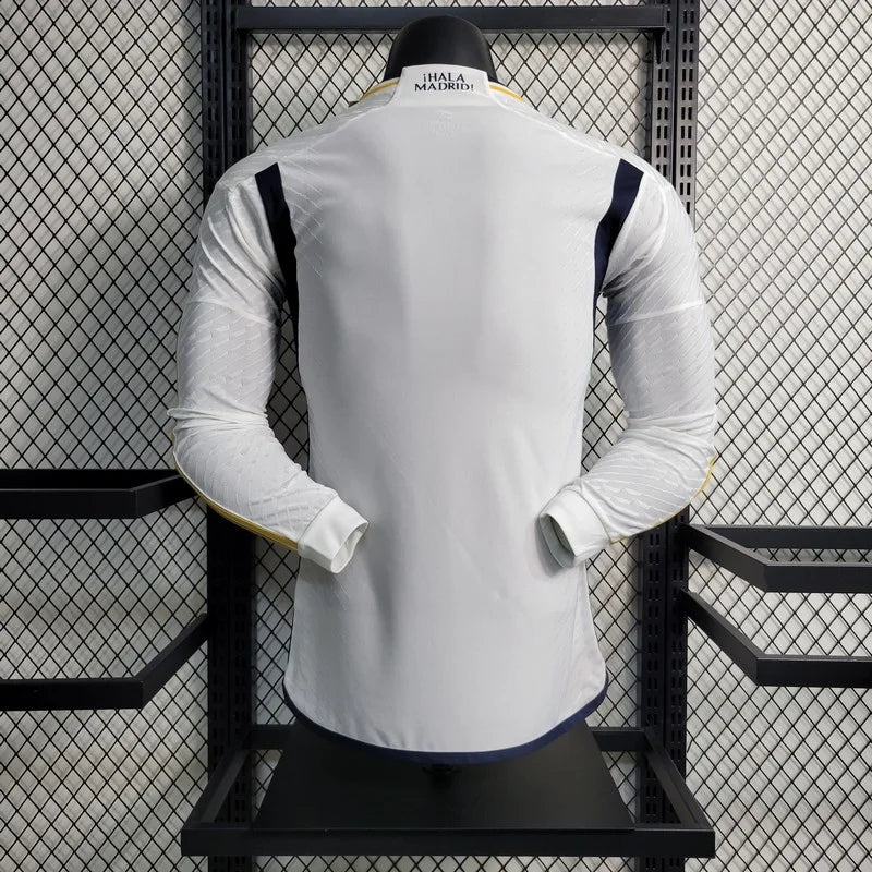 2023/2024 Long Sleeve Real Madrid Home Football Shirt